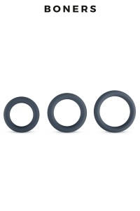 Kit de 3 anneaux de pénis - Boners 2