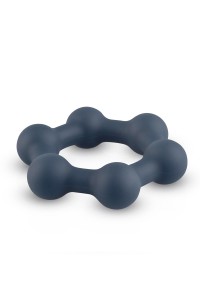 Cockring Hexagonal avec billes en acier - Boners 2