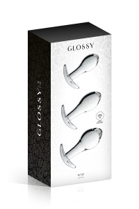 Set 3 Glas Analplugs Glossy Toys n° 17 2