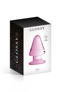 Plug anal verre Glossy Toys n° 23 Pink 2