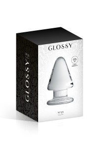 Plug anal glass Glossy Toys no. 23 Clear 2
