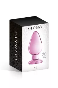 Plug Anal Glas Glossy Toys nr. 25 Pink 2