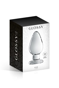 Plug anal glass Glossy Toys no 25 Clear - Glossy Toys | Tentations.ch 2
