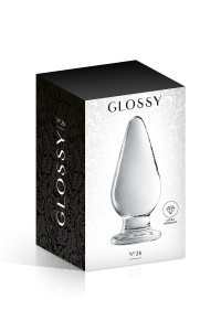 Plug anal verre Glossy Toys n° 26 Clear 2