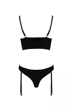 Lara suspender and bustier panty set