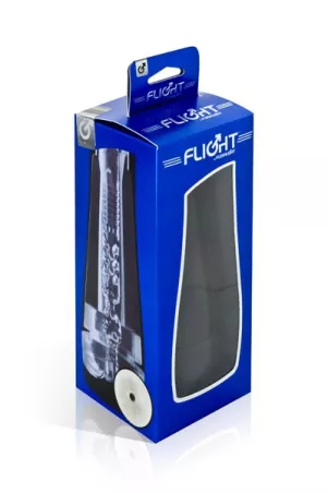 Black packaging of the Fleshlight Flight Pilot