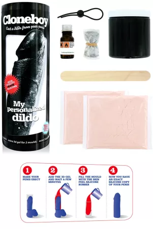 Customizable dildo black Cloneboy