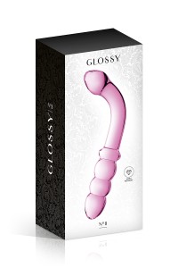 Vetro di DildoGlossy Toys  no. 8 rosa 2
