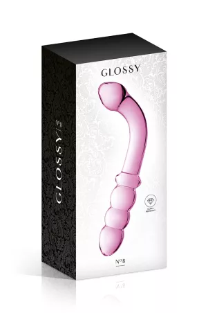 Vetro di DildoGlossy Toys  no. 8 rosa