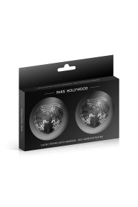 Sequin black Nipple covers 2
