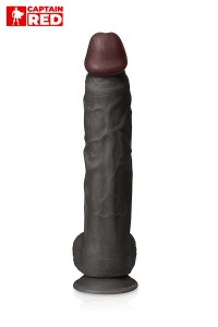 Gode XXL Prodigy Black 32 x 6 cm - Captain Red 2