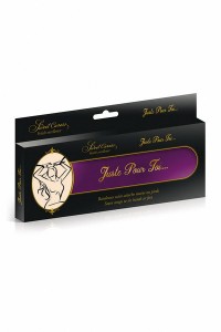 2 liens BDSM satin pourpre - Sweet Caress 2