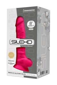 Rosafarbener Doppeldildo 20 cm 2