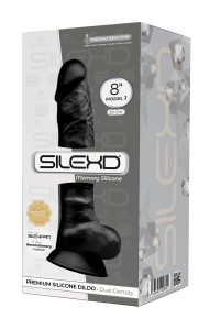 Dildo a doppia densità 20 cm 2