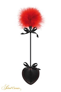 Klatsche mit rotem Pompon