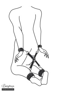 Kit d'attaches Hogtie - Easytoys Fetish Collection 2