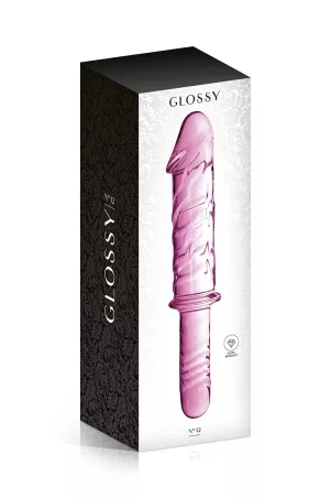 Dildo Glas Glossy Toys  nr. 12 Pink