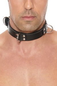 Collier Bondage Deluxe noir - Ouch! 2