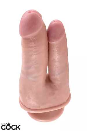Doppelpenetrationsdildo 15 cm - King Cock | Tentations.ch
