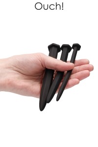 Set von 3 uretraous Plugs Grand Nägel 2
