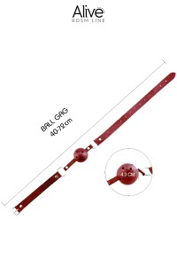 Baillon Discretion rouge - Alive 2