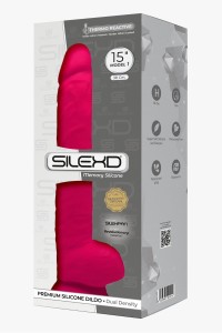 Dildo XXL double density pink 38 x 7 cm 2