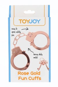 Rose gold metal handcuffs 2