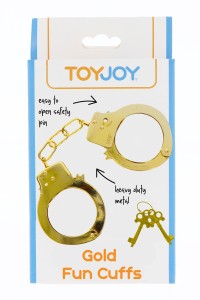 Golden metal handcuffs 2