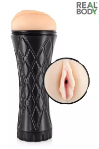 Vibrante masturbatore realistica vagina 2