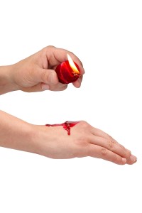 4 bougies SM rouges parfumées - Ouch! 2