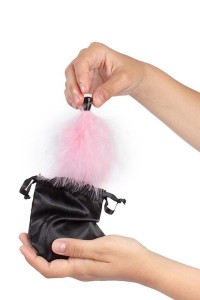 Kit poudre comestible chocolat aphrodisiaque et plumeau - Secret Play 2