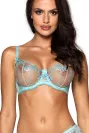 Soutien-gorge dentelle bleu V-10131 - Axami