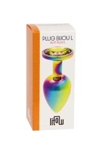 Plug bijou arc-en-ciel L - Litolu 2
