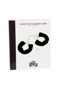 Menottes fourrure noire - Litolu 2