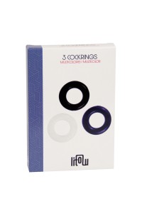 Set 3 Multicolor Cockrings 2