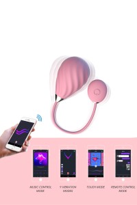 Vibrating egg connected Magic Sundae rose 2