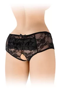 Mutandine aperto nero Amanda 2