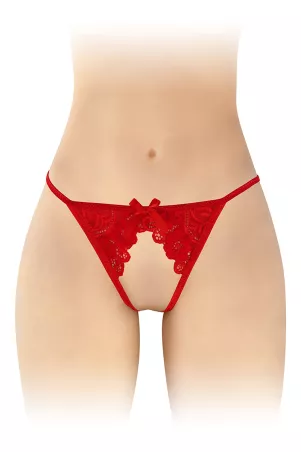 Open string strap Sandra red