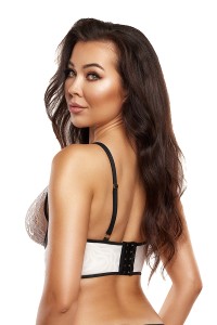 Soutien-gorge dentelle blanc V-10481 - Axami 2