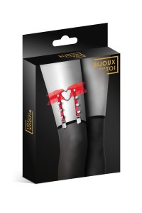 Garter rosso con cuore 2