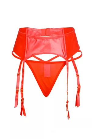 Wetlook cintura con corda rossa