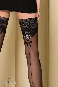 Self-fixing stockings ST103 Black 2